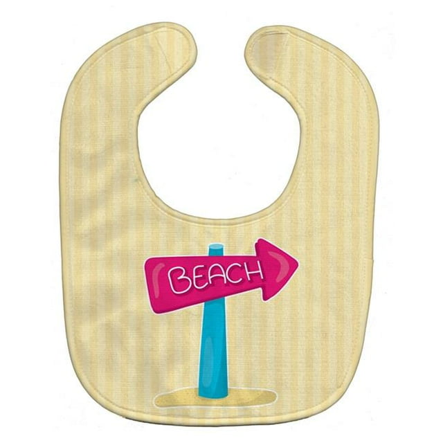 Carolines Treasures BB9080BIB Beach Sign Baby Bib