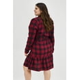 thumbnail image 3 of Vestido cuadros Roman Fashion Tallas Extras 4320 Rojo 38, 3 of 7