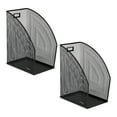 thumbnail image 5 of Mind Reader Vertical File Storage, Desktop Organizer, Workspace, Office, Metal, Set of 2, Black, 5 of 9