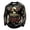 Black, variant on YNGKMEA Halloween Mens Long Sleeve Flannel Sweatshirt Crewneck Casual Tops Trendy Funny Skull Print Festival Pullover Shirts