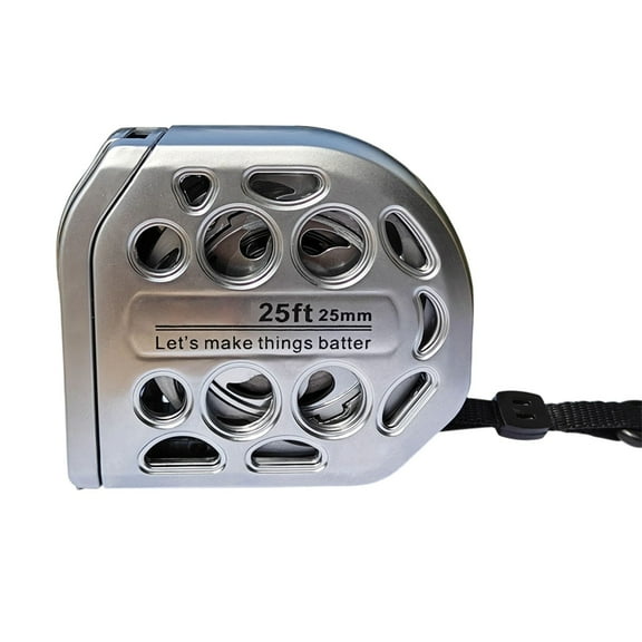 STPToys 2025 New 25FT Measuring Tape Stainless Steel Retractable Measuring Tape Double Side Scale Handy Measurement Tape for Construction Household Woodworking