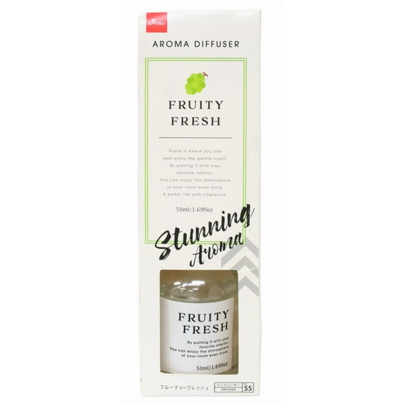 50Ml 1.69 Fl Oz Daiso Aroma Reed Diffuser Fruity Fresh Scent Stunning Fragrance