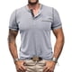 thumbnail image 3 of Camisa Henley De Manga Corta Con Gofres Para Hombre 2024, 3 of 8