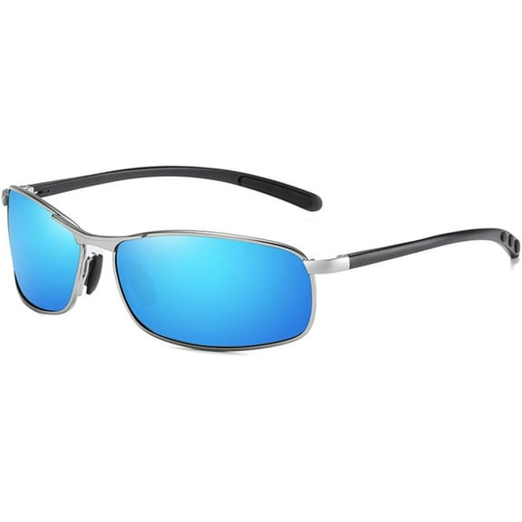 Polarized Sunglasses For Men UV400 Vintage Retro Rectangle Sun Glasses