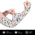 thumbnail image 3 of Fotbe Colorful Spots UV Sun Protection Arm Sleeves - Tattoo Cover Up - Basketball Arm Sleeve UPF 50 Cooling for Men Women, 3 of 8
