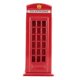 thumbnail image 1 of Metal Red British English London Telephone Booth Bank Coin Bank Saving Pot Piggy Bank Red Phone Booth Box 140x60x60mm Hook, 1 of 5