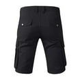 thumbnail image 3 of Mens Shorts - Men's Hiking Cargo Shorts Outdoor Casual Work Flat Front Shorts Summer Lightweight Quick Dry Shorts Outdoor Hiking Shorts with Pockets, 3 of 7