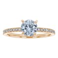 thumbnail image 3 of 14K Yellow Gold 1-1/4 ct. Certified Natural Diamonds Solitaire Engagement Ring By Hollywood Hills Jewelers, 3 of 6