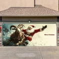 thumbnail image 4 of Riforla Holiday Cheer Garage Festive Christmas Banner with Bright Colors Festive Design Perfect for Auto Enthusiasts Home Garages Easy Hanging Durable Material Flags Banners Accessories A, 4 of 5