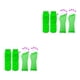 thumbnail image 4 of Sonducket Conjunto de guantes de rejilla Adorno de vestir elegante Estilo simple Mujeres Guantes largos elásticos Adornos de mano Suministros Verde 2piezas, 4 of 6