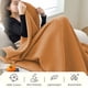 thumbnail image 4 of Manta refrescante de mezcla de algodón y rayón para quienes duermen con calor, transpirable y ligera, con regulación de temperatura para cama o sofá. Aestivo | Naranja | AESTIVO, 4 of 7