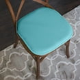 thumbnail image 2 of Sweet Home Collection Memory Foam Honeycomb Non-Slip Back 16" x 16" Chair Pad - Teal, 6 Pack, 2 of 7