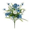 thumbnail image 4 of Mainstays 16 inches Indoor Artificial Scabiosa Mix Bush, Blue Color., 4 of 8