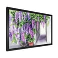 thumbnail image 2 of Designart 'Purple Wisteria Blossom' Traditional Framed Art Print, 2 of 4