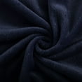 thumbnail image 5 of Unique Bargains Fuzzy Plush Flannel Fleece Throw Blanket Navy Blue 78" x 90", 5 of 8