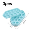 thumbnail image 2 of Bandeja para cubitos de hielo redonda mejorada con tapa y recipiente, máquina para hacer bolas de hielo de silicona para congelador, bandeja para cubitos de hielo circular de fácil liberación con, 2 of 6