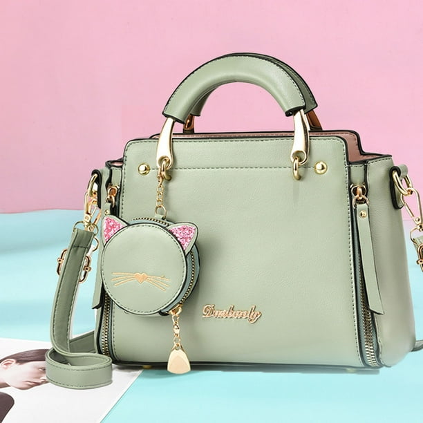 Bolsos bandolera para mujer Bolsos de moda Bolsos cruzados y bolsos para mujer Bolsos de hombro con asa superior de cuero para mujer Bolsos pequenos Bodega Aurrera en linea