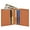Tan, variant on Leather Bifold Wallet Slim and Small Design by Leatherboss