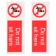 thumbnail image 1 of unbranded 2Ud Señal Autoadhesiva Para Oficina Aviso De Seguridad Y Precaución Multicolor, 1 of 8
