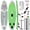 Crimson Dream Green, variant on 10.6' Inflatable Stand Up Paddle Boards, 33" Paddle Board of All Skill Levels with Complete Inflatble SUP Accessories, Hand Pump, Waterproof Bag, Removable Fin, Leash