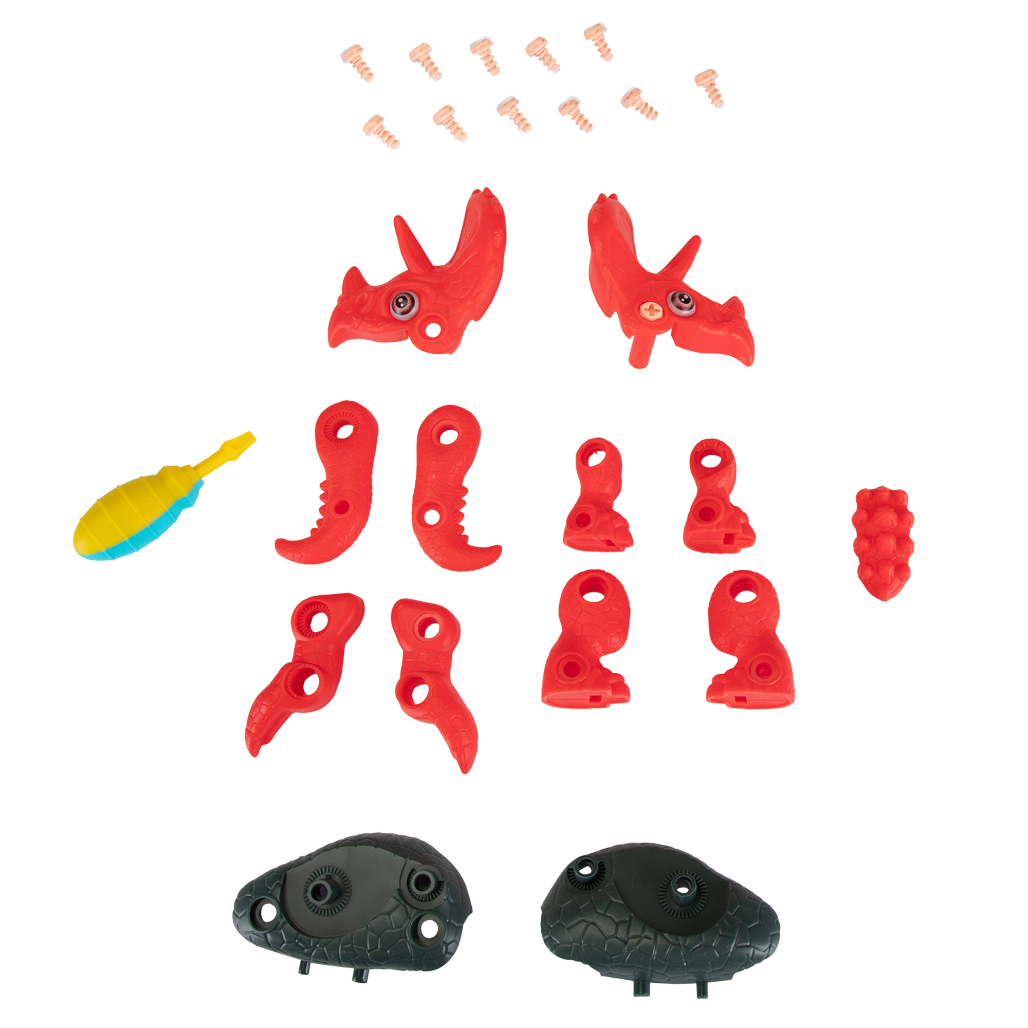 3 in 1 Take Apart Dinosaurs Toys Kids DIY Play Kit with Electric Drill, Gift for 3-8 Years Old