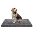 thumbnail image 1 of Alfombra de cama para perros Exsnugy, lavable, reversible, 90 x 55 cm, color gris, 1 of 6
