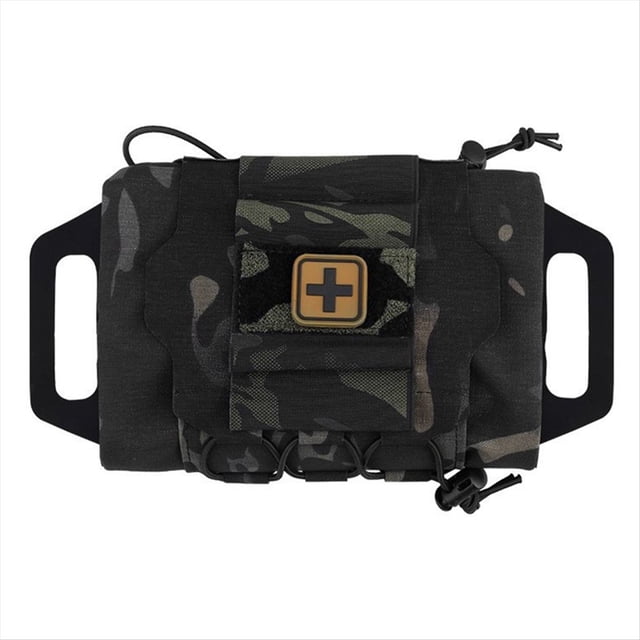 Kit de Despliegue Rápido Al Aire Libre de Tiro Rápido Kit Al Aire Libre Caza Camping Kit de Supervivencia de Emergencia Camuflaje Oscuro