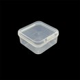 thumbnail image 3 of Recipiente de plástico transparente Cuentas de almacenamiento transparentes Caja de forma cuadrada con tapa con bisagras Caja de embalaje de Almacenamiento y organización del hogar  48 piezas Kearding HA084433-03, 3 of 6