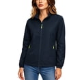 thumbnail image 4 of Lmueinov Plus Size Women's Lightweight Rain Jacket Waterproof Windbreaker Rainjacket for Women Stand Collar Full Zip Outdoor Jacket with Zip Pockets, 4 of 6