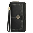 thumbnail image 3 of FALAN MULE Women Leather Wallet Large Capacity Bifold RFID Blocking Card Holder with Zipper Coin Pocket, 3 of 8