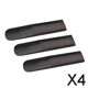 thumbnail image 1 of Paquete de 3 Cañas de Resina de Fuerza 2,5 para Saxofón Alto Eb Negro Baoblaze, 1 of 8