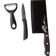 3-Piece Stainless Steel Kitchen Knife Set – Chef, Paring, Fruit Knives