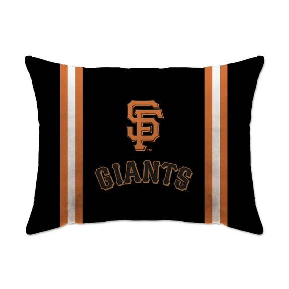 San Francisco Giants 20" x 26" Standard Stripe Logo Micro Plush Bed Pillow Cover