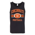 thumbnail image 2 of Wild Bobby City of Cincinnati CIN American Football Fantasy Fan Sports Mens Graphic Tank Top, Black, 2XL, 2 of 3