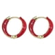 thumbnail image 1 of Pendientes de aro de primavera - pendientes pequeños de cobre fresco de 2 cm para mujer, joyería de moda versátil para el uso diario, 1 of 2