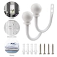 thumbnail image 3 of Curtain Holdback Set of 2 Curtain Drapery Holdback Modern Concise Ball Curtain Tieback Holdback Holder Drape Hook Decoration, 3 of 6