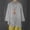 Grey, variant on Women's Shirt Round Neck Irregular Hem Long Sleeve T Shirt Tops Solid Color 2025 Summer Casual Loose Shirt Womens Layering Shirts Long Sleeve Workout Shirts Loose Tee Shirts Womens Athletic Shirts