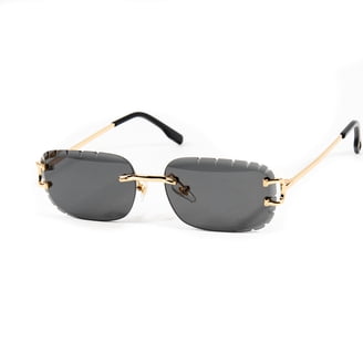 Octo Tidal Wave Polarized Sunglasses, Gray, Wrap, Metal, 67  display picture 2