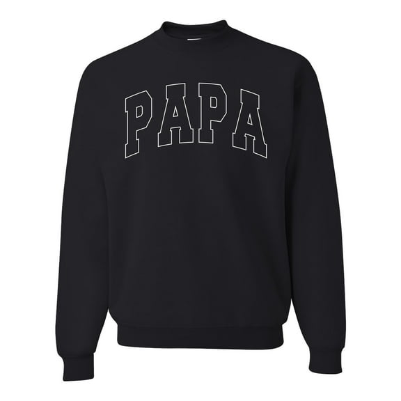 Wild Bobby PAPA Varsity Letters Unisex Crewneck Sweatshirt