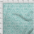 thumbnail image 3 of oneOone Viscose Jersey Teal Green Fabric Asian Japanese Wave Dress Material Fabric Print Fabric By The Yard 60 Inch Wide, 3 of 4