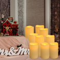thumbnail image 2 of Set de 24 velas impermeables sin llama para exteriores YOROXRG, 2 of 8