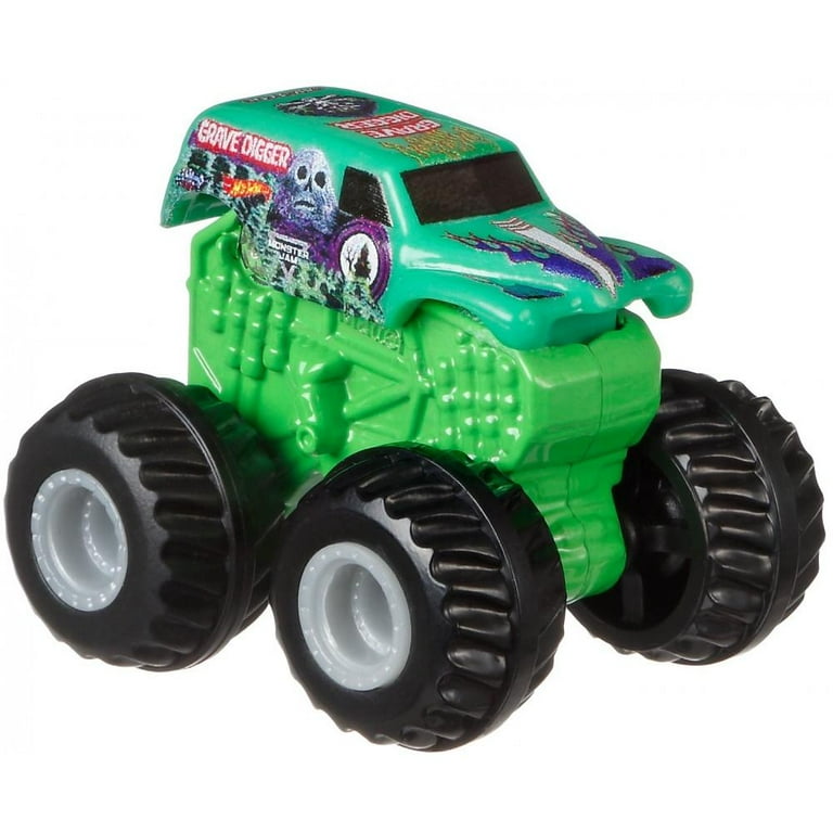 Hot Wheels Mini Monster Jam Trucks, Mighty Minis with Launcher and