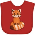 thumbnail image 3 of Inktastic Red Panda T-shirt Boys or Girls Baby Bib, 3 of 4