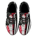 thumbnail image 2 of Firefighter Dalmatian Fire Dog Back The Red Shoes Sneakers Black Size 10.5, 2 of 7