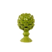 Home Decor Porcelain Artichoke Replica In Green Small