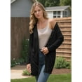 thumbnail image 5 of Weardear Women's Fall Lightweight Cardigans Long Sleeve Button Down V Neck Soft Cardigans Coat with Pocket, 5 of 6