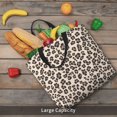 thumbnail image 6 of Large-Capacity Zipper Single-Shoulder Convenience Bag 15.7×19.6 Inches, Wear-Resistant And Water-Repellent, Can Be Carried By Hand Or On One Shoulder Leopard_1, 6 of 8