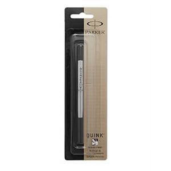 12 PACK: Rollerball Pen Refill, for Parker Pen, Medium Tip, Black Ink (PAR30215)
