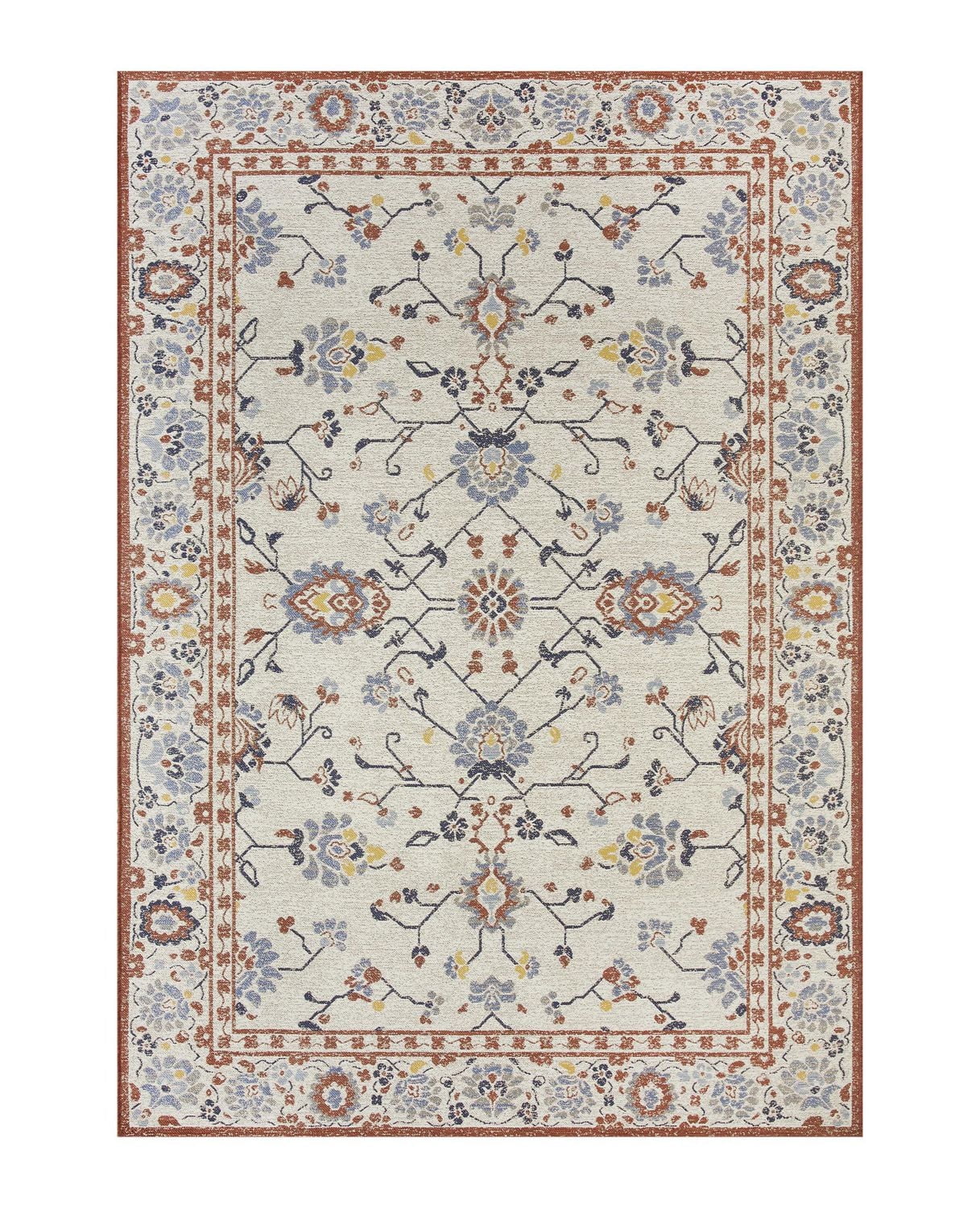 Better Homes & Gardens Outdoor/Indoor Rug, Multi Arabella Persian, 7' x 10', fade resistant