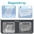 thumbnail image 3 of Set organizador de cajones ElegantArray, 12 unidades, plástico transparente, 3 of 8